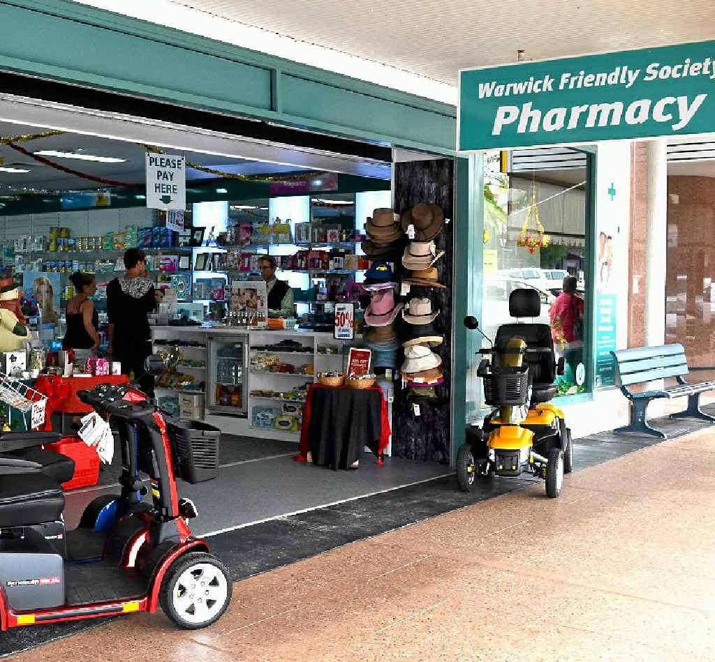 OPEN DOORS: The Warwick Friendly Society pharmacy in Palmerin St has a long and proud tradition of helping families and individuals on the Southern Downs. OPEN DOORS: The Warwick Friendly Society pharmacy in Palmerin St has a long and proud tradition of helping families and individuals on the Southern Downs.
